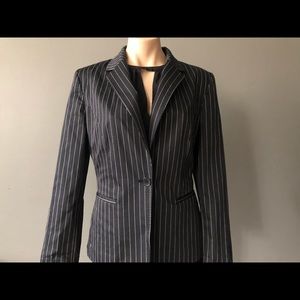 Kate Hill Striped Blazer